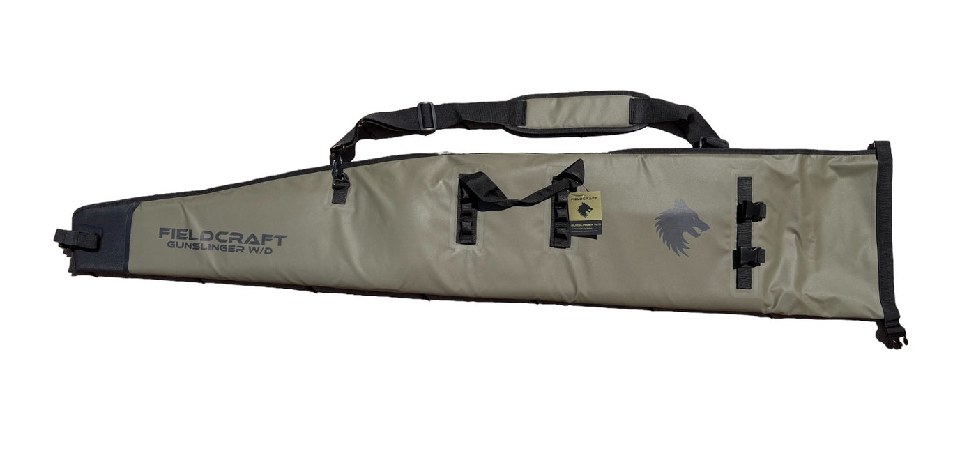 GUNSLINGER WET/DRY (W/D) Universal Waterproof Roll-Top Floatable Adjustable Gun Case Bag for Scoped Rifles, Shotguns and ARs