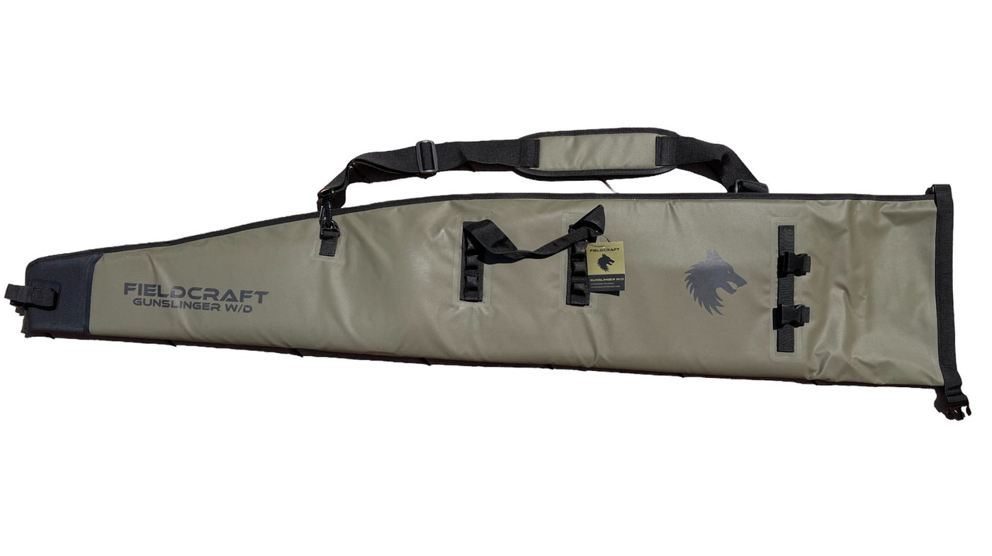 GUNSLINGER WET/DRY (W/D) Universal Waterproof Roll-Top Floatable Adjustable Gun Case Bag for Scoped Rifles, Shotguns and ARs