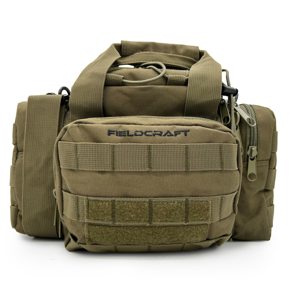 FIELDCRAFT Compact Tactical Range Bag with Military MOLLE, Waist