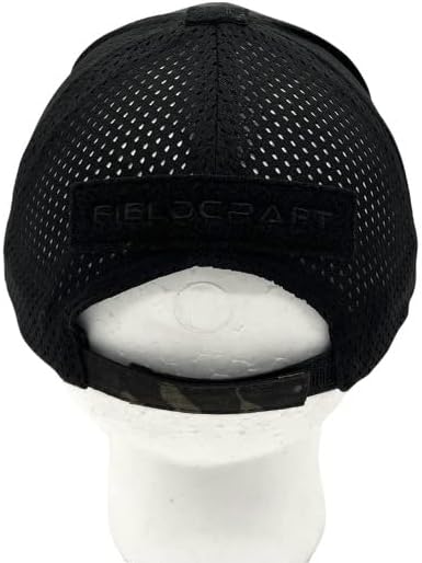 FIELDCRAFT Adjustable Tactical Trucker Hat - Black Camo