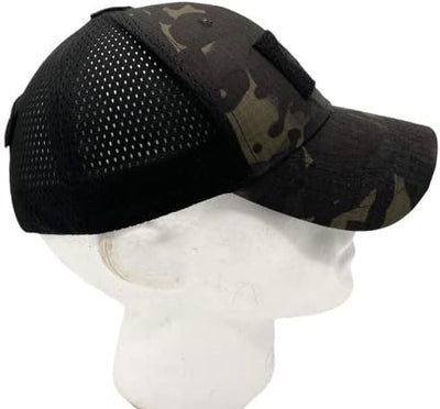 FIELDCRAFT Adjustable Tactical Trucker Hat - Black Camo