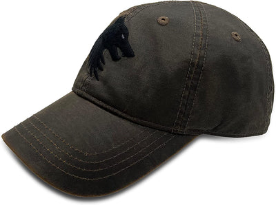 FIELDCRAFT Waxed Canvas Hat Tactical Operator Low Profile Brown