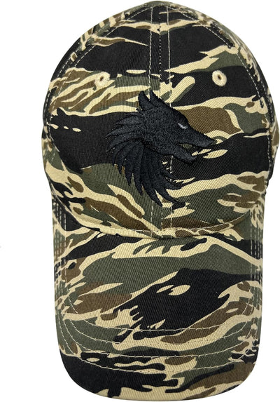 FIELDCRAFT Low Profile Tiger Stripe Camouflage Adjustable Tactical Operator Hat